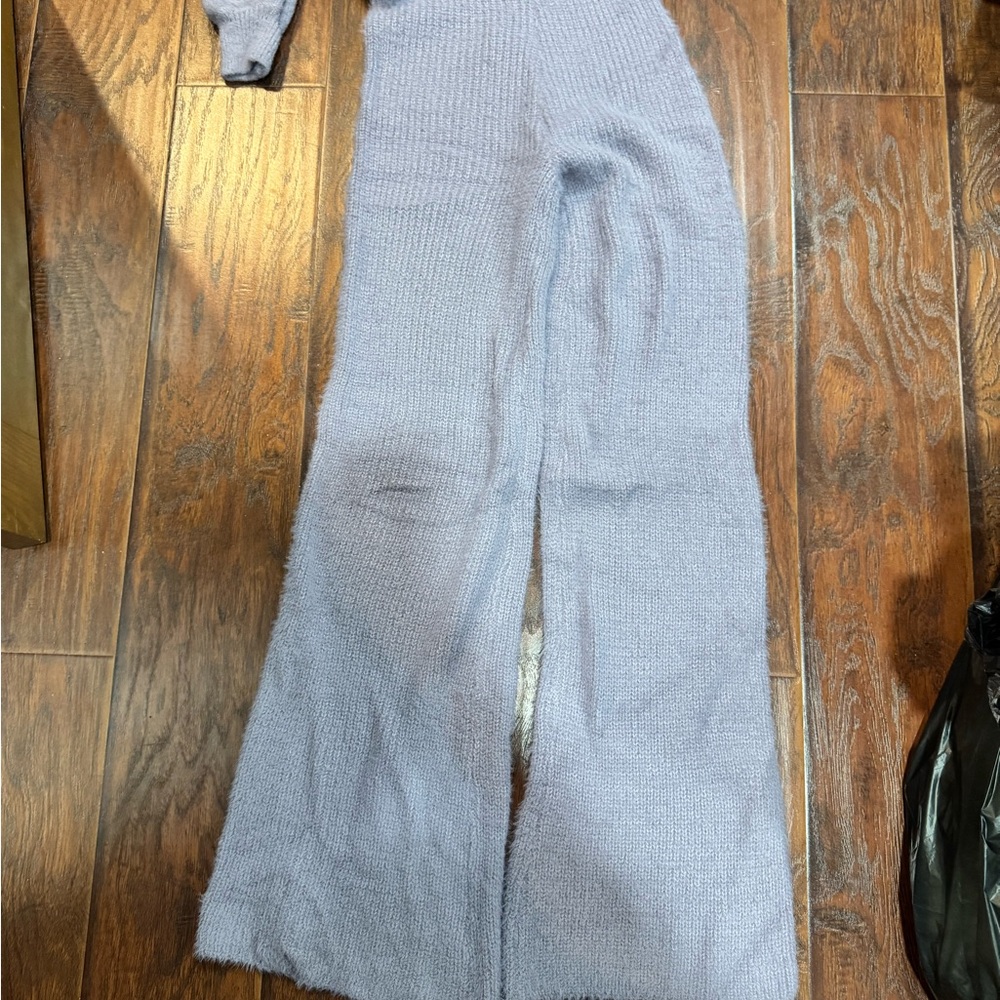 Cozy Knit Sweater and Wide-Leg Pants (matching set)